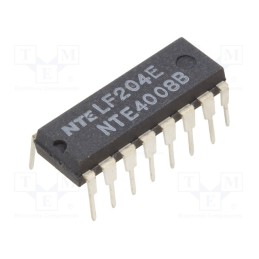 1 pcs x NTE Electronics - NTE4008B - IC: digital, 4bit, Ch: 4, IN: 2, CMOS, THT, DIP16, 3÷18VDC, -55÷125°C