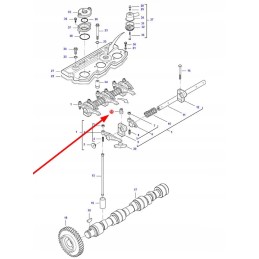 V836655406 valve rocker mounting nut