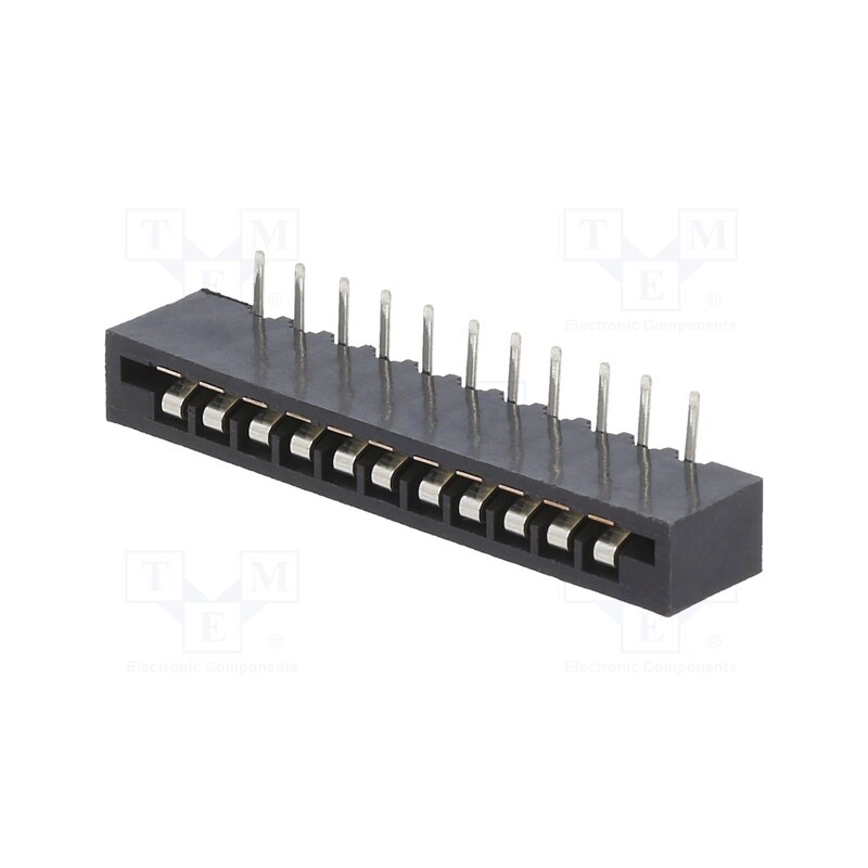 10 pcs x CONNFLY - DS1020-11RT1D - Connector: FFC/FPC, angled 90°, PIN: 11, Non-ZIF, THT, tinned, 20mΩ