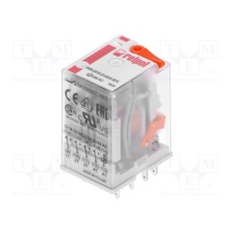 1 pcs x RELPOL - R4N-2014-23-5024-WTL - Relay: electromagnetic, 4PDT, Ucoil: 24VAC, Icontacts max: 6A, IP40