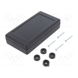 1 pcs x KRADEX - Z34 ABS - Enclosure: multipurpose, X: 68mm, Y: 129mm, Z: 28mm, ABS, black