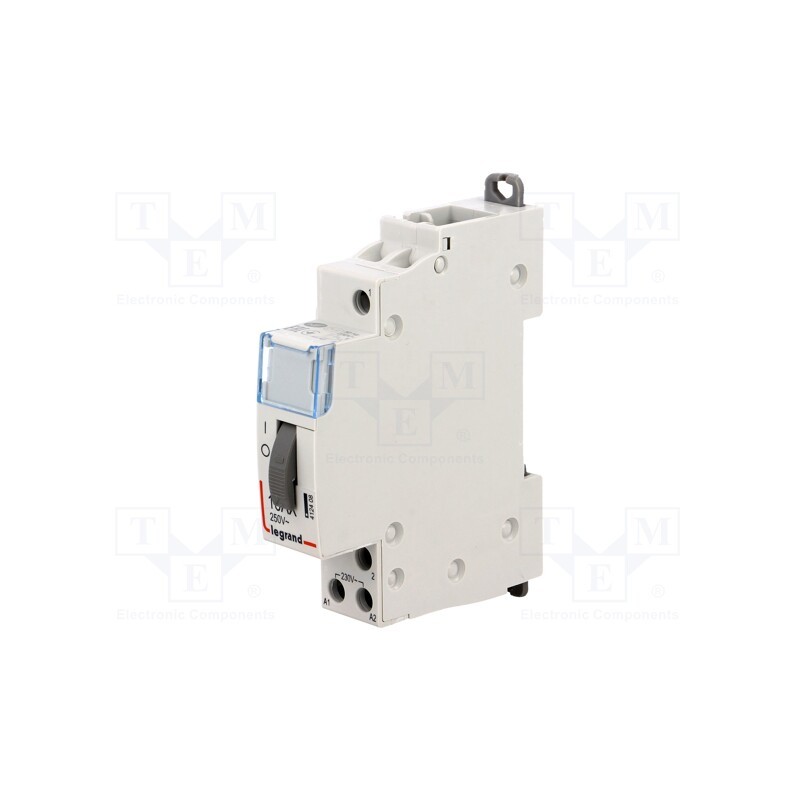 1 pcs x LEGRAND - PB 401 - Relay: installation, bistable,impulse, NO, Ucoil: 230VAC, 16A, IP20