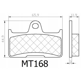 Brake pads cf moto 500 625 800 terranlander