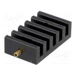 1 pcs x FISCHER ELEKTRONIK - SK 400 20 1 X M3 L - Heatsink: extruded, grilled, TO218,TO220,TO247,TO248,TO3P, black