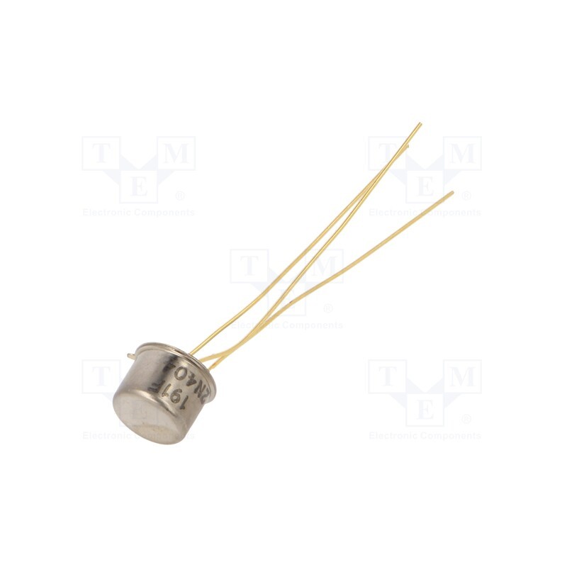 1 pcs x NTE Electronics - 2N404 - Transistor: PNP, bipolar, germanium, 24V, 100mA, 150mW, TO5
