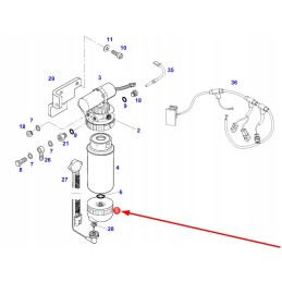V836862051 fuel filter water separator