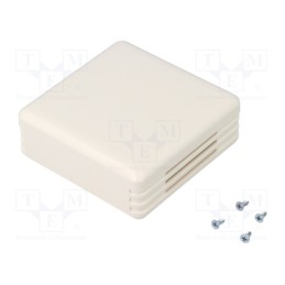 1 pcs x SUPERTRONIC - PP042W-S - Enclosure: for alarms, X: 71mm, Y: 71mm, Z: 27mm, ABS, white