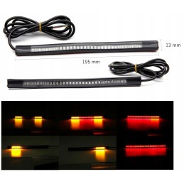 Motorcycle turn signal, stop light position