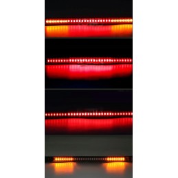 Motorcycle turn signal, stop light position