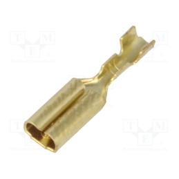 10 pcs x VOGT - 3760A.60 - Terminal: flat, 2.8mm, 0.5mm, female, 0.14÷0.3mm2, crimped, brass