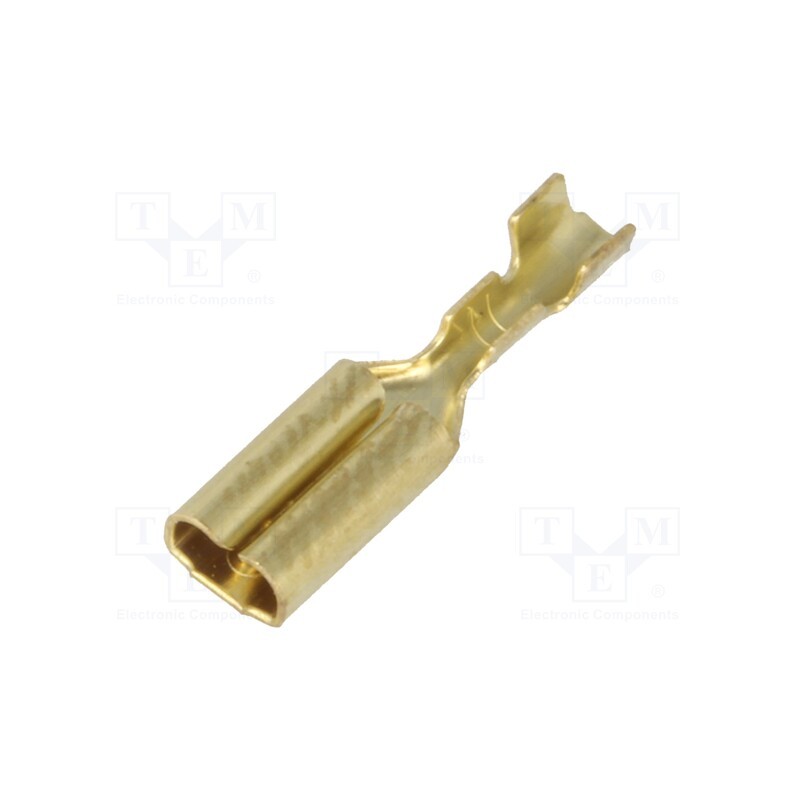 10 pcs x VOGT - 3760A.60 - Terminal: flat, 2.8mm, 0.5mm, female, 0.14÷0.3mm2, crimped, brass