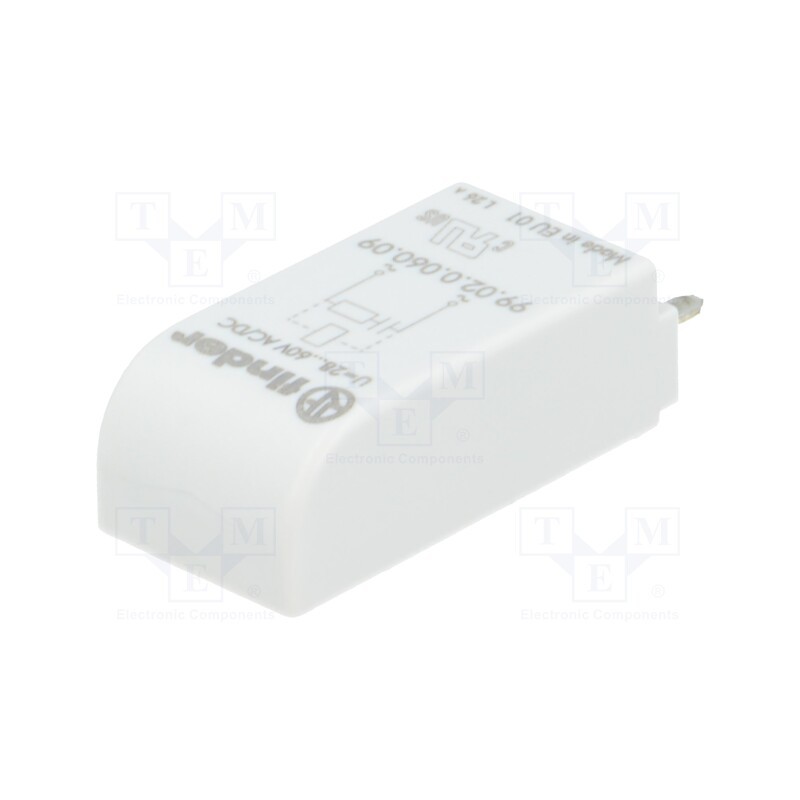 1 pcs x FINDER - 99.02.0.060.09 - Module protecting, socket, Indication: LED, Colour: green