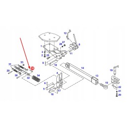 X500624946000 rear hanger spring pins