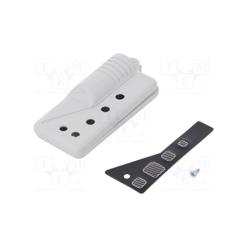 1 pcs x MASZCZYK - P-11B/4/GY - Enclosure: for remote controller, X: 29mm, Y: 62mm, Z: 10mm