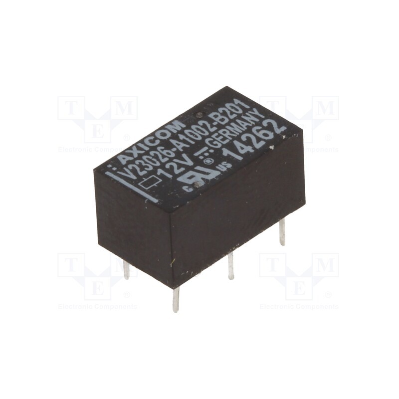 1 pcs x TE Connectivity - 1393774-8 - Relay: electromagnetic, SPDT, Ucoil: 12VDC, 1A, 0.46A/150VAC, THT