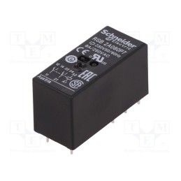 1 pcs x SCHNEIDER ELECTRIC - RSB2A080P7 - Relay: electromagnetic, DPDT, Ucoil: 230VAC, 8A, 8A/250VAC, socket