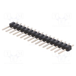 10 pcs x CONNFLY - DS1021-1*16SF11 - Pin header, pin strips, male, PIN: 16, straight, 2.54mm, THT, 1x16