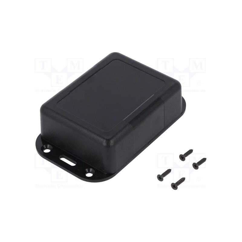 1 pcs x MASZCZYK - KM-79B BK - Enclosure: multipurpose, X: 68mm, Y: 88mm, Z: 31mm, with fixing lugs