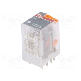 1 pcs x ABB - 1SVR405613R5000 - Relay: electromagnetic, 4PDT, Ucoil: 48VAC, Icontacts max: 6A