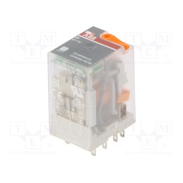 1 pcs x ABB - 1SVR405611R5100 - Relay: electromagnetic, DPDT, Ucoil: 48VAC, Icontacts max: 12A