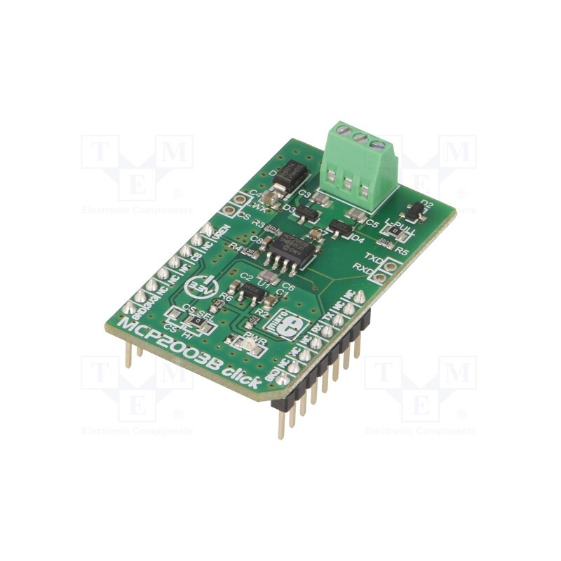 1 pcs x MIKROE - MCP2003B CLICK - Click board, interface, LIN,UART, MCP2003B, prototype board
