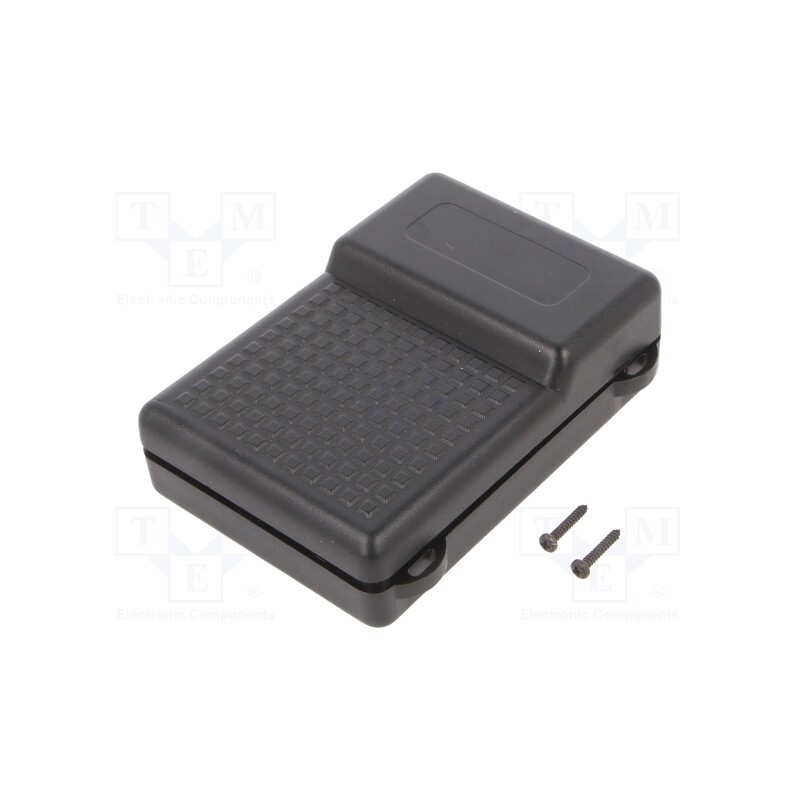 1 pcs x MASZCZYK - KM-320BK - Enclosure: desktop, X: 71.6mm, Y: 97.9mm, Z: 30mm, ABS, black