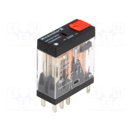 1 pcs x WEIDMu00dcLLER - 7760056345 - Relay: electromagnetic, DPDT, Ucoil: 230VAC, Icontacts max: 5A