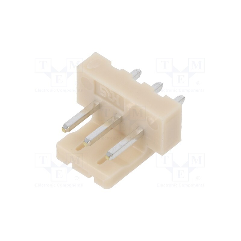 10 pcs x HIROSE - DF1-3P-2.5DSA(05) - Socket, wire-board, male, DF1, 2.5mm, PIN: 3, THT, on PCBs, 250V, 3A