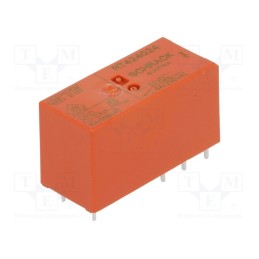 1 pcs x TE Connectivity - 6-1393243-8 - Relay: electromagnetic, DPDT, Ucoil: 24VDC, 8A, 8A/250VAC, 8A/30VDC