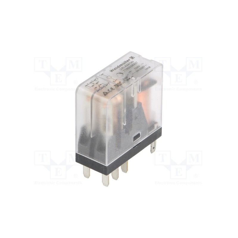 1 pcs x WEIDMu00dcLLER - 7760056327 - Relay: electromagnetic, DPDT, Ucoil: 230VAC, Icontacts max: 5A