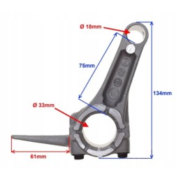 Gokart compactor lifan honda gx270 connecting rod org