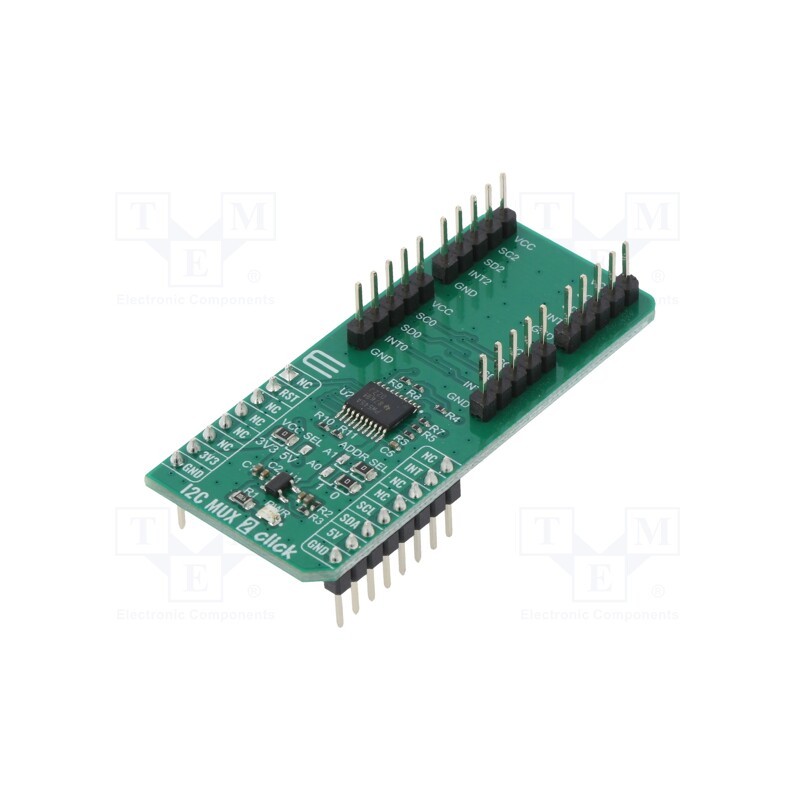 1 pcs x MIKROE - I2C MUX 2 CLICK - Click board, interface, I2C, TCA9545A, prototype board