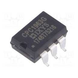 1 pcs x IXYS - CPC1963GS - Relay: solid state, Icntrl max: 50mA, 500mA, max.600VAC, SMT, DIP6