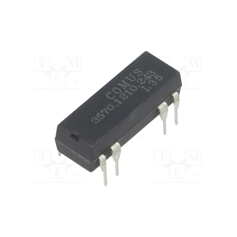 1 pcs x COMUS - 3570.1210.243 - Relay: reed switch, SPST-NO, Ucoil: 24VDC, 500mA, max.150VDC, 10W