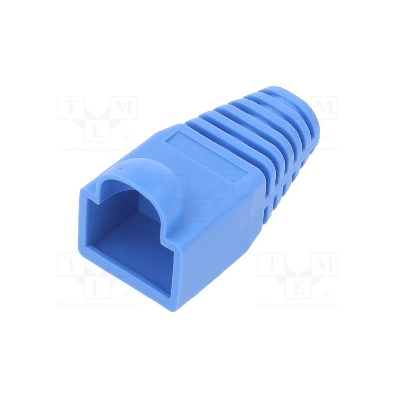 10 pcs x BM GROUP - BM01060B - RJ45 plug boot, blue