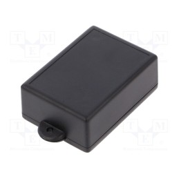 1 pcs x MASZCZYK - KM-102/BK - Enclosure: multipurpose, X: 50mm, Y: 70mm, Z: 27mm, with fixing lugs