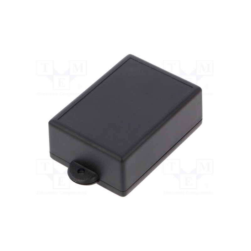 1 pcs x MASZCZYK - KM-102/BK - Enclosure: multipurpose, X: 50mm, Y: 70mm, Z: 27mm, with fixing lugs