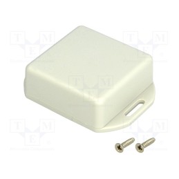 1 pcs x HAMMOND - 1551RFLGY - Enclosure: multipurpose, X: 50mm, Y: 50mm, Z: 20mm, with fixing lugs