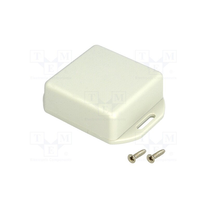 1 pcs x HAMMOND - 1551RFLGY - Enclosure: multipurpose, X: 50mm, Y: 50mm, Z: 20mm, with fixing lugs