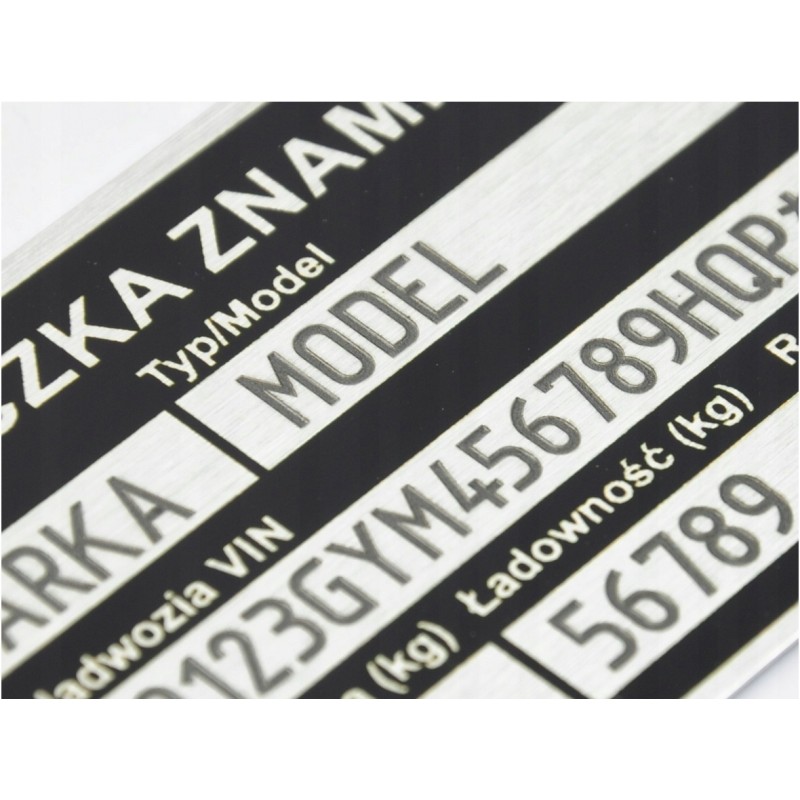 Deep aluminum marking