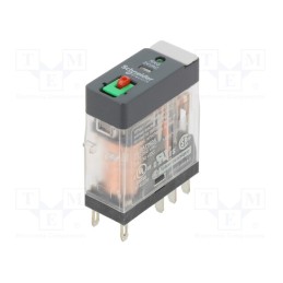 1 pcs x SCHNEIDER ELECTRIC - RXG22B7 - Relay: electromagnetic, DPDT, Ucoil: 24VAC, 5A, 5A/250VAC, 5A/30VDC