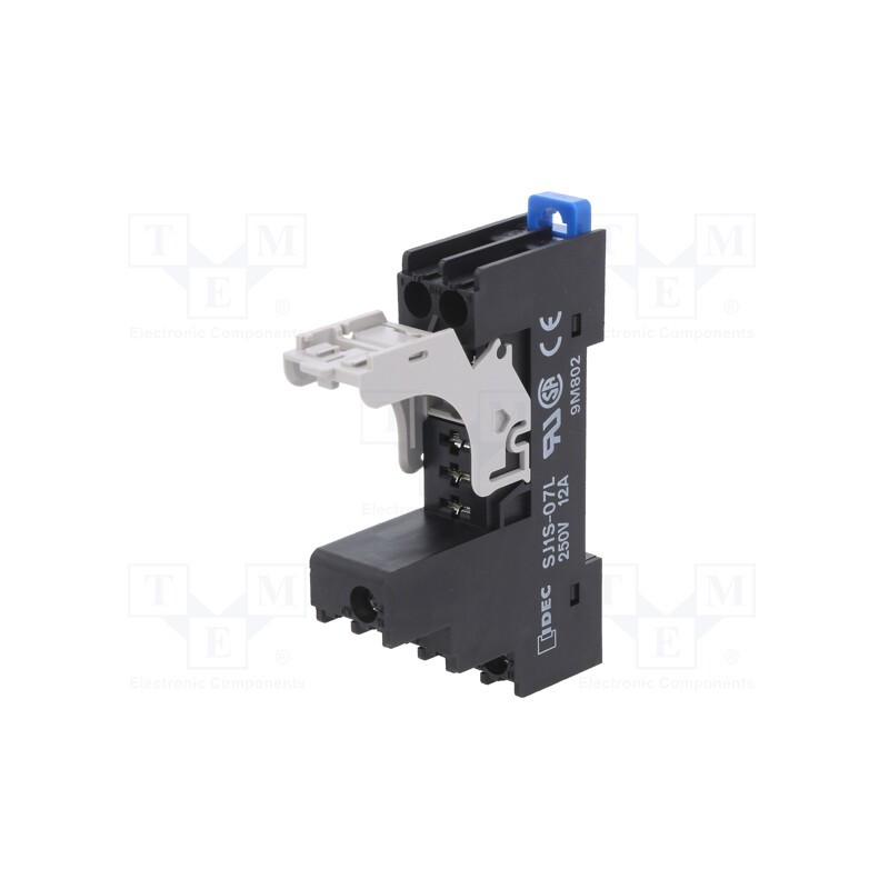 1 pcs x IDEC - SJ1S-07L - Socket, 12A, 250VAC, for DIN rail mounting, -40÷70°C, max.250VDC