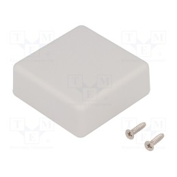 1 pcs x HAMMOND - 1551RGY - Enclosure: multipurpose, X: 50mm, Y: 50mm, Z: 20mm, 1551, ABS, grey