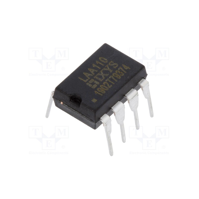 1 pcs x IXYS - LAA110 - Relay: solid state, SPST-NO x2, Icntrl max: 50mA, 120mA, 35Ω, THT