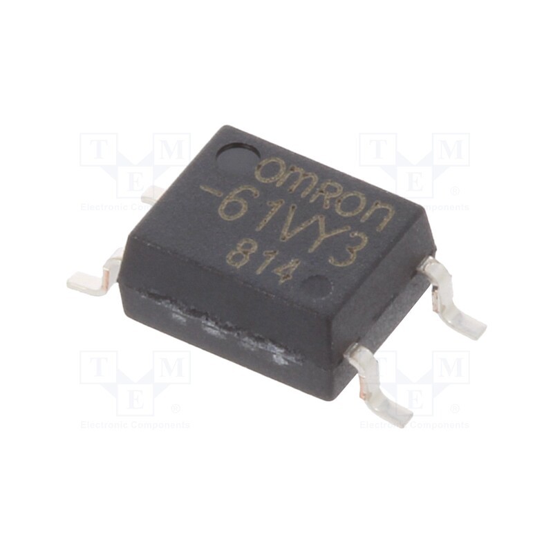 1 pcs x OMRON OCB - G3VM-61VY3 - Relay: solid state, SPST-NO, Icntrl: 3mA, 700mA, max.60VAC, SMT