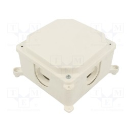 1 pcs x JONEX - PK-2/K WHITE - Enclosure: junction box, X: 103mm, Y: 103mm, Z: 60mm, wall mount