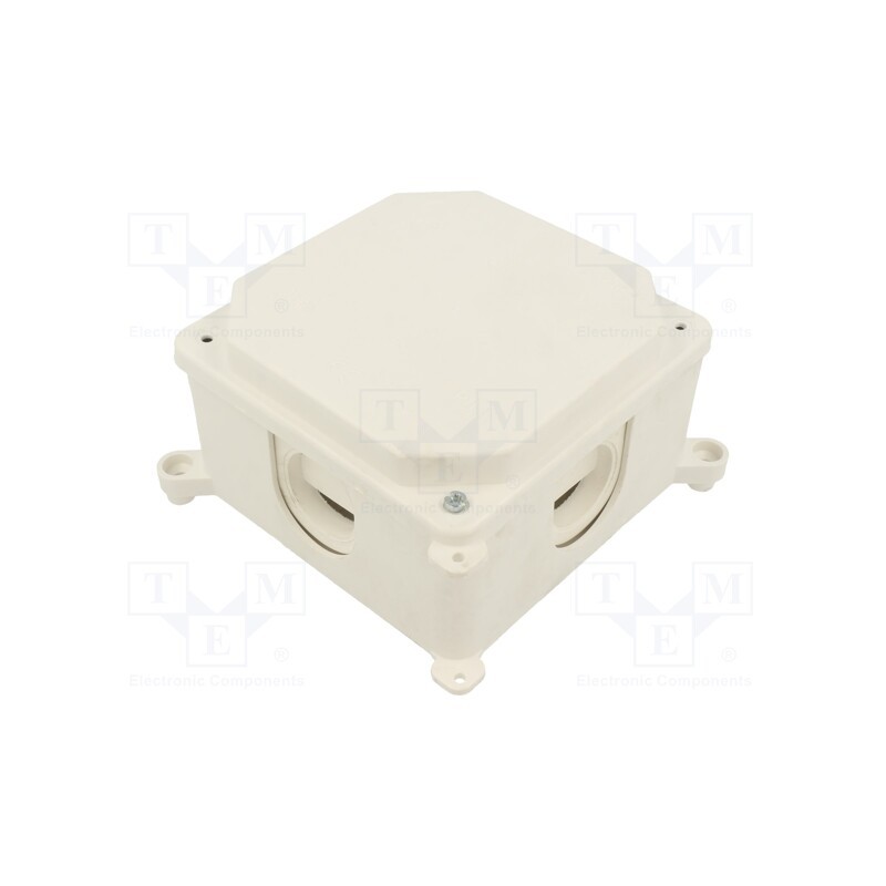 1 pcs x JONEX - PK-2/K WHITE - Enclosure: junction box, X: 103mm, Y: 103mm, Z: 60mm, wall mount
