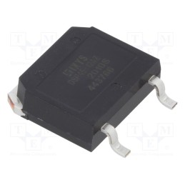 1 pcs x IXYS - DSP45-12AZ-TUB - Diode: rectifying, SMD, 1.2kV, 45A, TO268AAHV, Ufmax: 1.23V, 270W