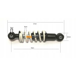 Front shock absorber 19cm go-kart buggy 49cc 125 cc