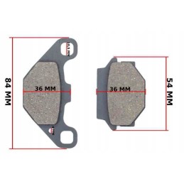Brake pads kawasaki kmx 125 ktm d xc 250 suzuki gn 125 gsx 250 400 lc